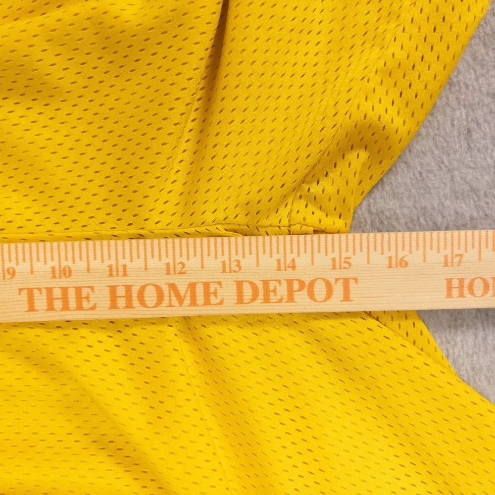 Rim Rocka Mens XXL Yellow Mesh Basketball Shorts Athletic Gym Streetwear